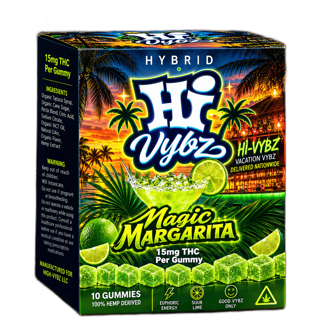 Margarita Magic Hi-Vybz gummies